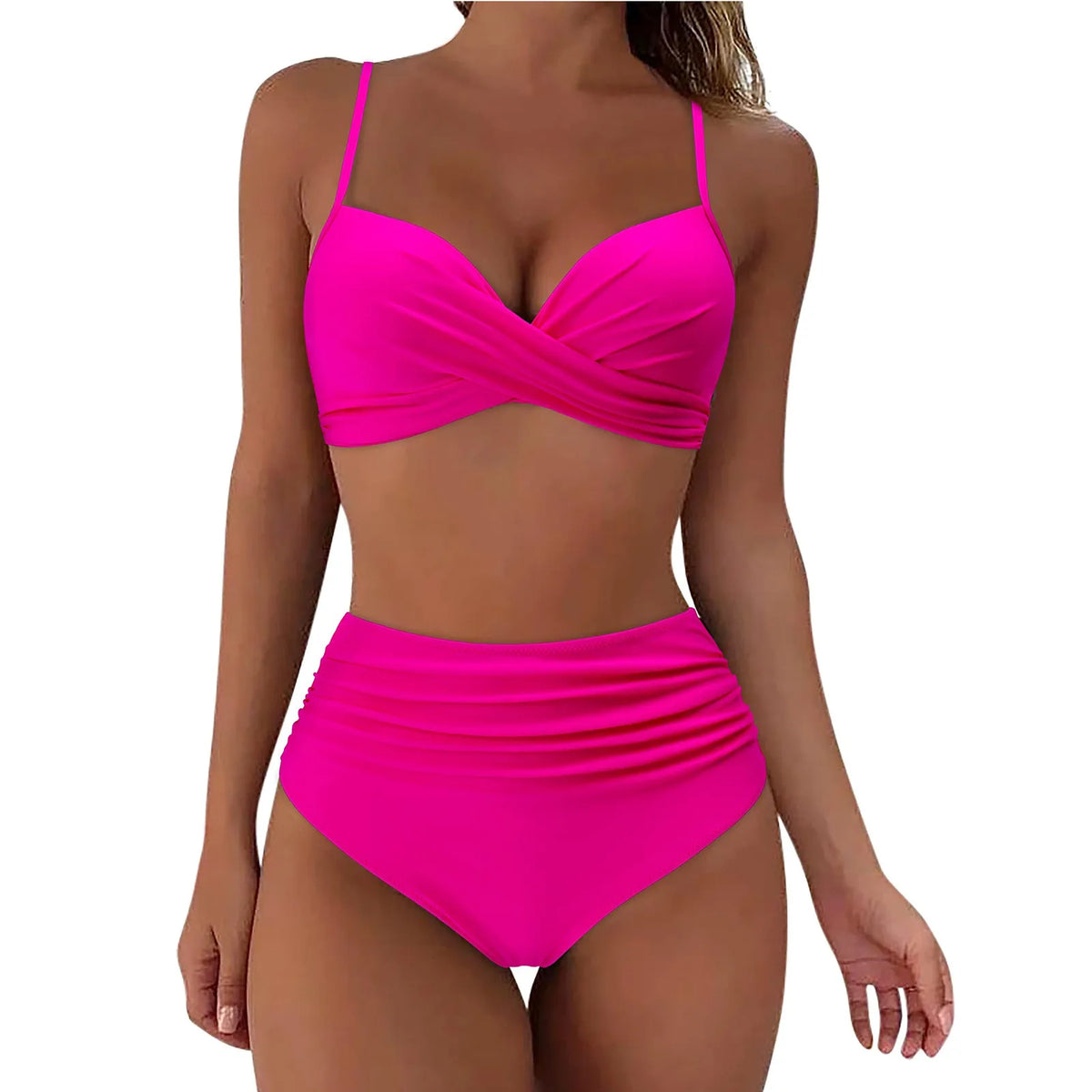 Womens Long Board Shorts Women High Waisted Bikini Sexy Push Up Two Piece Swimsuits Swimsuit Tops for Women with Underwire