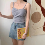 Women Tank Crop Top Sexy Bra Tops Seamless Underwear Female Crop Top Wireless Lingerie Padded Camisole Intimate