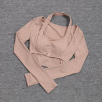 Hanging Neck Yoga Suit Slimming Sports Workout Women Sexy Outdoor Tennis Tops Underwear