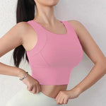 Cloud Hide High Support Sports Bra for Women Gym Yoga Crop Top Home Fitness Workout Underwear Girl Large Size Running Bike Shirt