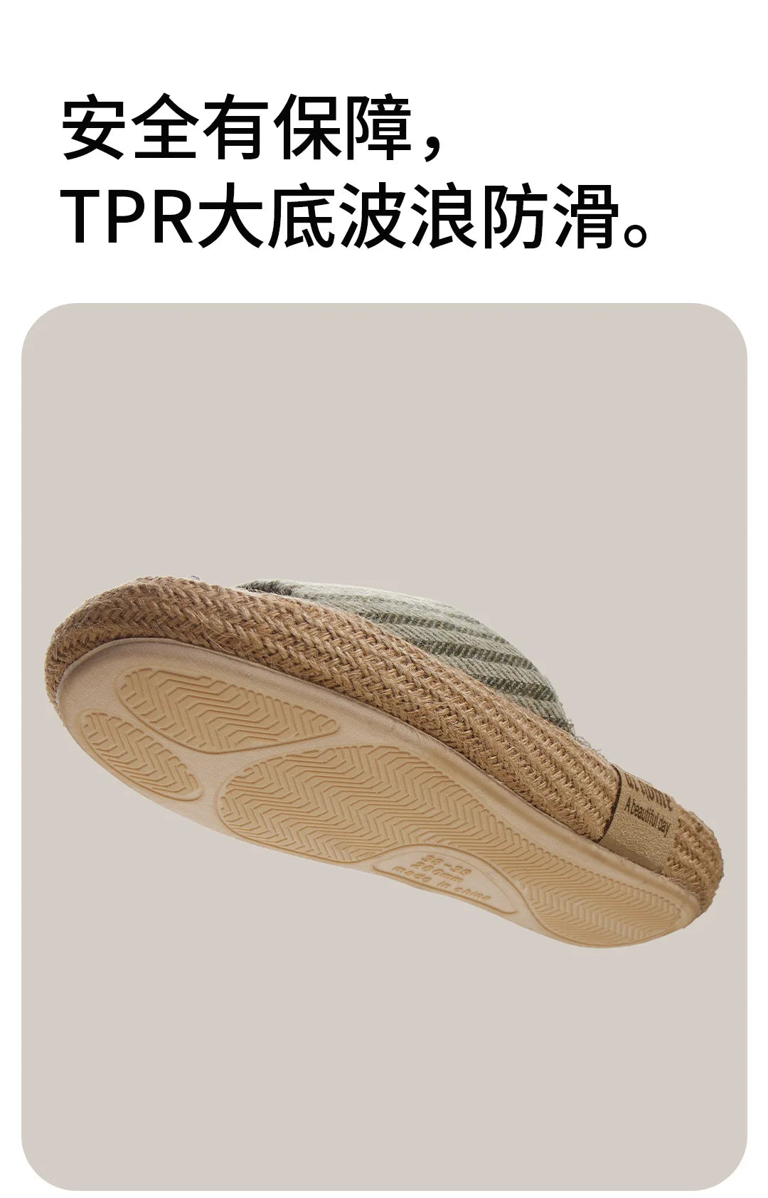 Janpanest Style Cotton Linen Slippers For Womeen Men Leisure House Shoes Striped Style Anti-slip Couples Home Breathable Slides