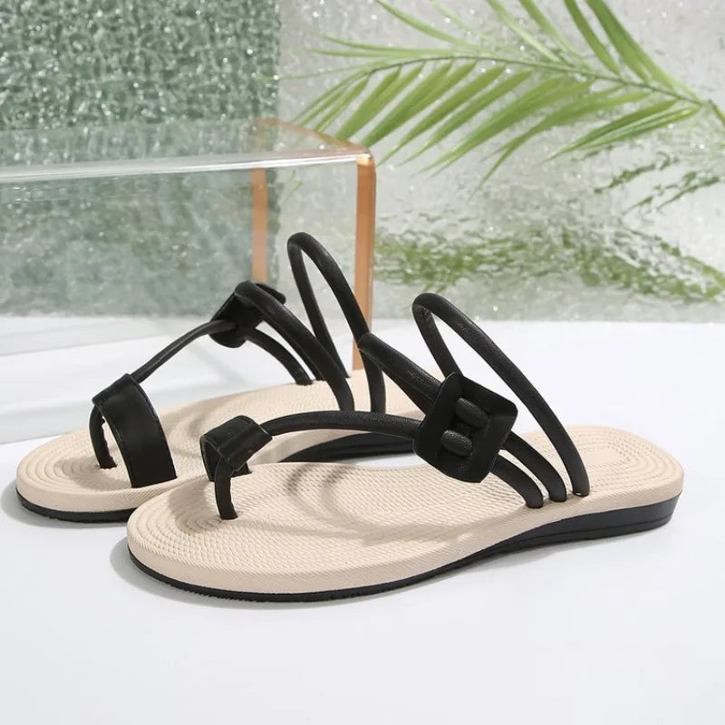 Flip Flops WomensShoes Flat Summer SlippersFolded Flip Casual Fashion Bohemian Flops Dress Sandals Women