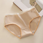 2026 Sweat Sports Thongs Womens Cotton Sweat Hipster Stretch Breathable Underpants Women Bikinis Panties трусы женские 부부생활 속옷
