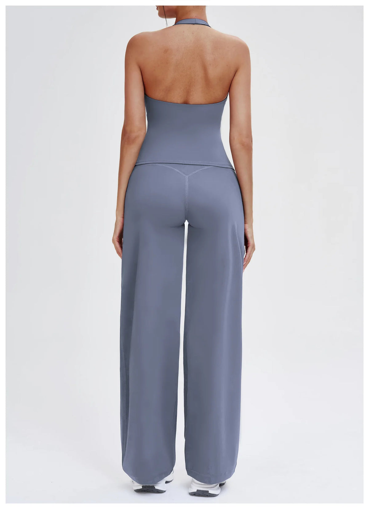 Wide-leg Pants Women Bell-bottoms High Waist Yoga Pants Workout Gym Leggings Naked Feel Pilates Running Cycling Sports Trousers