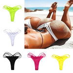 Women Cross Strap Swimwear Sexy Bikinis Bottom Fashion Swimsuit Bikini Panties Cheeky Thong Bikini Bottoms Swim Trunks