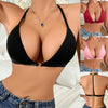 1pcs Sexy Backless Women Bras Intimate Lingerie Removable Female Underwear Breathable Push Up Brassiere Deep V-neck Wireless Bra