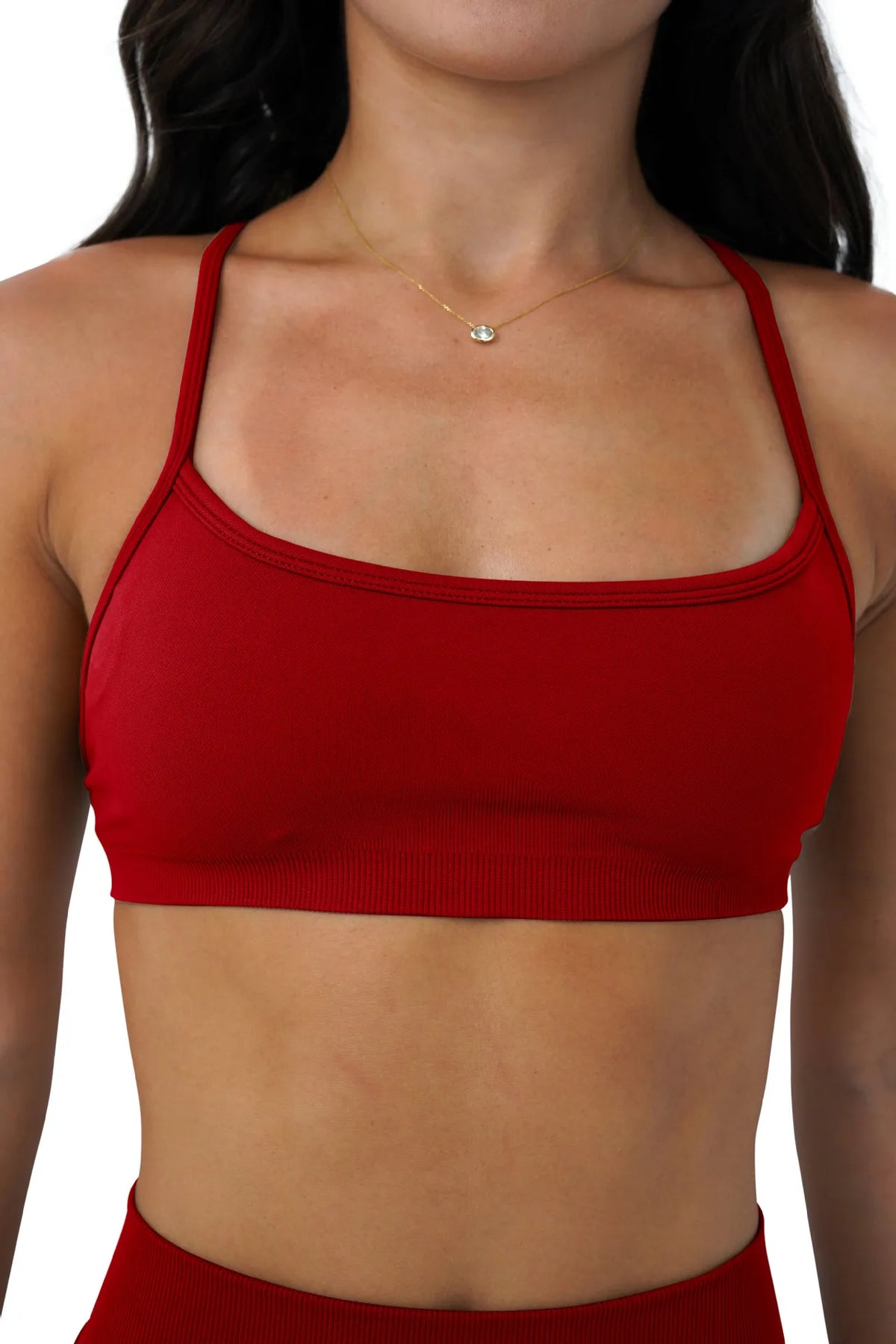Sports Bra Women Padded Yoga Top Seamless Gym Bra Top Back Cross Workout Tank Top Push Up Fitness Crop Top Running Underwear