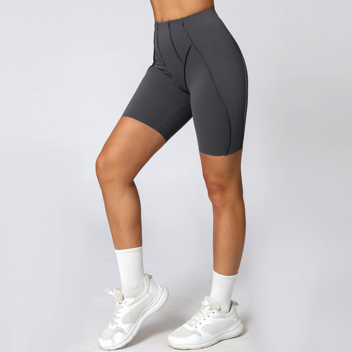 Yoga Shorts Women Fitness Shorts V-shaped Waist Running Cycling Shorts Breathable Sports Leggings Workout Gym Shorts