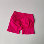 High Waisted Seamless Shorts Gym Shorts Women Fitness Sports Low Ribbed Band Workout Scrunch Butt Yoga Booty Running Short Pants