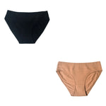 2Pcs/Set Cotton Panties Women Low Rise Underwear Solid Color Comfort Breathable Briefs Sexy Lingerire M-XL Seamless Intimates