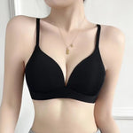 2Pcs/Set Underwear 3/4 Cup Push Up Bra Female S-XXL Seamless Bras For Women Non-wire Bra Sexy Lingerie