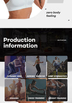CZGUKES-2XL Popular Sports Top Yoga Bra Women's Shockproof Sports Shirt Sports Bra Front Zipper Women's Push Up Bra Sportswear