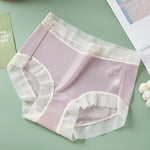 Plus Size M-3XL Underpants Summer One-piece Underwear Ice Silk Seamless Women's Panties Sexy High Waist Breathable Thin Briefs