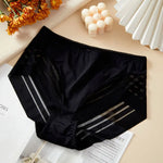 1 Pcs Women Panties Plus Size 3XL 4XL High Waist Sexy Hip Lift Briefs Seamless Lace Breathable Solid Silk Panty Female Lingerie