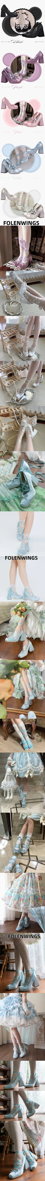 2026 y2k Block High Heels Summer Vintage Black Satin Pink Lolita Mary Janes Shoes Women Sweet Cross-tied Ballet Pumps Footwear
