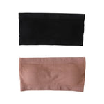 2Pcs/Set Strapless Bras For Women Tube Bra Female Sexy Crop Top Seamless Underwear Non-wire Bandeau Bra M-XL Women Intimates