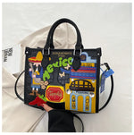 Design Patchwork Zipper 2026 Hot Sale Women's Bags Retro High Quality Women's Bags PU New Personality Stylish Shoulder Bags