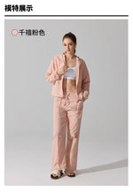 Outdoor Windproof Mountaineering Jacket Women Fashion Lightweight Sun Protection Sports Hooded Top Casual Loose Hiking Yoga Suit