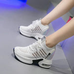 High Quality Femme Bling Sequin Woman Sneakers Chunky Platform CasualHeight Increase Zapatillas Mujer wedges shoes 2019