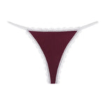 Lace Cotton Panties Sexy Women Briefs Underwear Thong Soft G StringIntimates Ladies Female Panty Lingerie