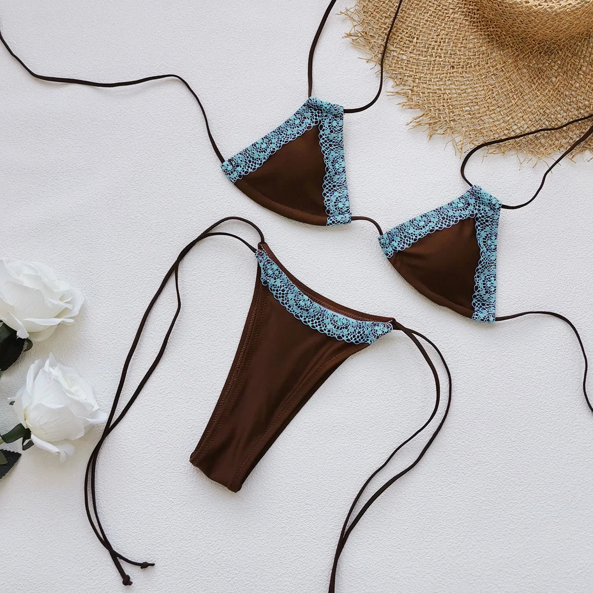 Lace Bikini 2026 Push Up Women Swimsuits Sexy Swimwear Brazilian Biquini Micro Bikinis Patchwork Swim Suit Bathingsuit Beachwear