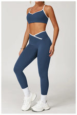 Sportswear Woman Gym Sports Bra Shorts Leggings 2 Piece Set Workout Naked Feeling Seamless Female Fitness Clothing Tracksuits