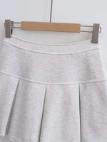2026 Spring/summer New High Waisted Sporty Style Pleated Skirt Women Spicy Girl Casual Versatile Wrap Hip Short Skirt EJQ2