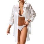 Cover Up Cardigan Women's Sun Protection Beach Cover Ups Lightweight Swimsuit Cover Ups For Vacation Casual Beach Swimwear
