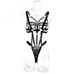 Women Sexy Pu Leather Full Body Harness Belt Waist Corset Belt Bondage Bdsm Bodysuit Gothic Fetish Exotic Clothing