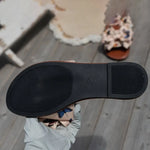Women's Summer Bohemian Clip Toe Flip Flops Non-Slip Flat Slippers Beach Shoes House Bathroom Non-Slip Shoes Slides