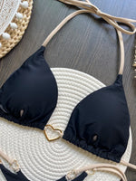 RUOTONSEPT Sexy Halter Solid color Bikini Set Women's Swimsuit Two-piece Triangle Thong Swimwear Bathing Suit Brazilian Biquinis