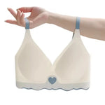 BH No Trace Top Women's Underwear No Steel Ring Pure Desire Comfortable Upper Support Sling Adjustable Everyday Bra for Women