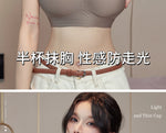 Backless Bra Women Thick Padded Push Up Adhesive Sticky Invisible Bra Small Bust Strapless Convertible Bralette Beach Essential