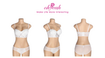 White Lace Bra Set for Women Push Up Mesh Chiffon Silk Like Underwire Adjustable Back Closure Bralette with Panties