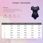 Womens Waterproof Diaper Cover Jumpsuit Buttoned Crotch Short Sleeve Elastic Waist Leakproof Adaptive Bodysuit Swimwear Swimsuit