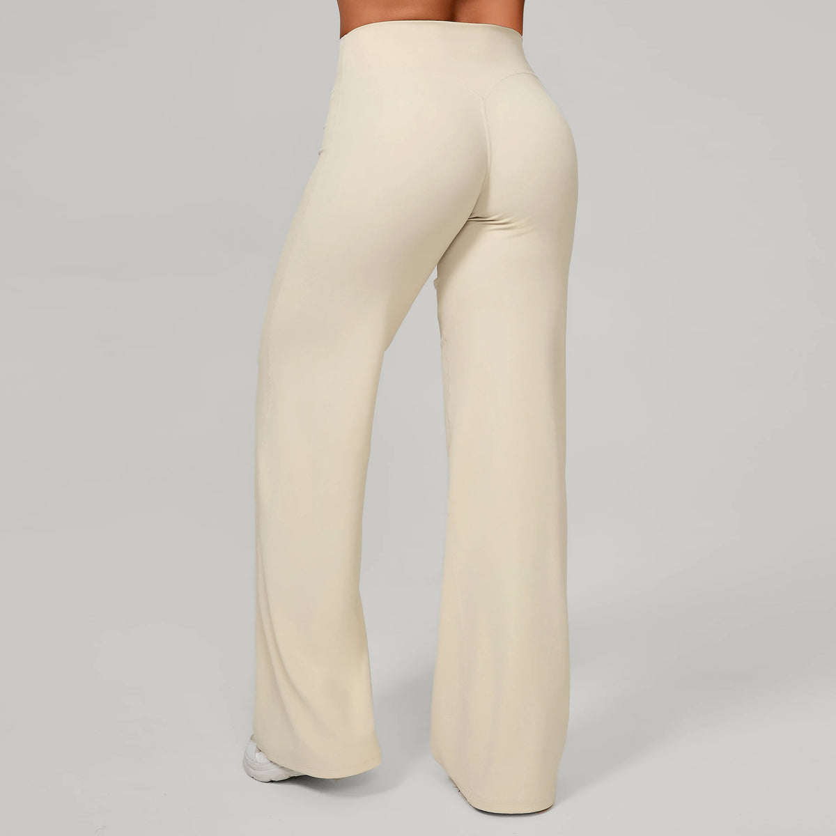Women Straight Yoga Leg Bottoms Soft Stretchy Fabric Women's Yoga Pants GYM Sweat-Wicking Properties Running Sport Trousers
