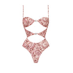 Bandeau Cut-out Swimsuit Women One Piece Swimwear With Headscarf Luxury Lady Bathing Suit Fashion Mujer Beachwear Female Outfit