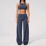 Yoga Set 2 Pieces Women Clothes Workout Outfits Fitness Sportswear Gym Tracksuit High Waist Leggings Sports Bra Athletic Wear