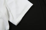 Letter Print Oversized Tees Women Skew Collar Off Shoulders Short Sleeves T-shirt Irregular Hem Hip-hop Style Trend Crop Tops