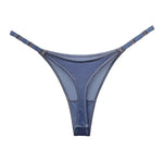 Seamless Sexy Thong Women Underwear Briefs Panties Zebra Flower Low Rise Luxury Metal Buckle G String Bikini Girls Female Panty