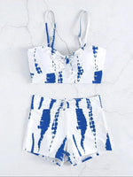 Drawstring Front Shorts Bikinis 2026 High Waist Swimsuit Women Swimwear Female Bathers Bathing Swimming Swim Suit Beachwear