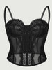 Sexy Lace Fishbone Corset Waist Cincher Casaul Style Tight Camisole Vest Outerwear For Women Backless Sleeveless Charming NPNV