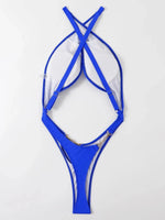 Cross Backless Extreme Micro Thong Female Swimwear One Piece Swimsuit Women Monokini High Cut Bathing Suit Swim Beach Bodysuit