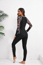 Woman Swimsuit One Piece Surfing Clothes Sport Style Long Sleeve Jumpsuit Diving Suit Women's Swimwear Female Swimming Bodysuit