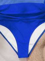 Sexy Black One Piece Swimsuit 2026 Women Mesh Patchwork Transparent Tummy Control Swimwear Bathing Suit See Through Monokini