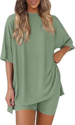 Plus Size 3XL Sleepwear Summer New Fashion Casual Loose Women Pajama Set Pijamas Feminino Women Pajamas Set Pijamas De Mujer