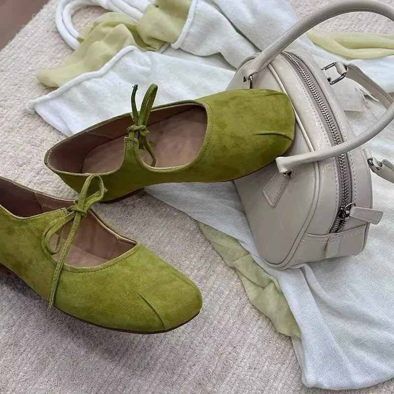 Design Women Mary Jane Shoes Fashion Shallow Slip On Shoes Spring Autumn Ladies Outdoor Party Dress Ballet Flats Shoes