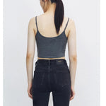Women Top Female Crop Top Sexy Bralette Top Tee Streetwear Basic Tank Camis Adjustable Strap Seamless Underwear