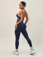 Trendy Bodysuit Sportswear Woman Gym Jumpsuits Sport Pants Seamless Woman Clothing Yoga Clothes Female Fitness Overalls Leggings