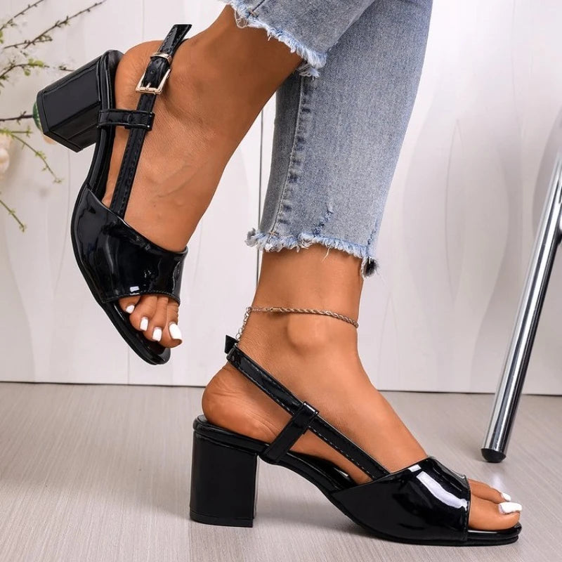 2026 Women Sandals Summer New Wedge Platform High Heels Round Toe Open Toe Fashion Shoes Versatile PlatformSandals